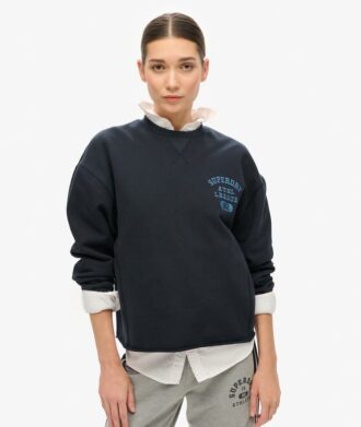 Athletic Essentials Φαρδιά κοντή μπλούζα με στρογγυλό λαιμό