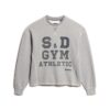 Athletic Essentials Φαρδύ κοντό φούτερ με στρογγυλό λαιμό