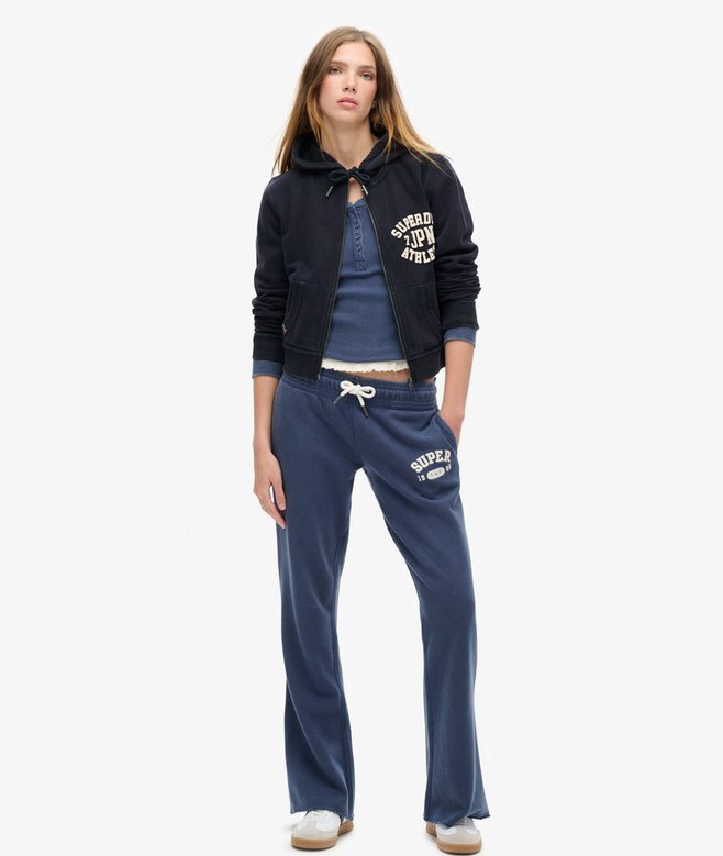 Athletic Essentials Φόρμες χαμηλής μέσης με φαρδιά πόδια Athletic Essentials Φόρμες χαμηλής μέσης με φαρδιά πόδια