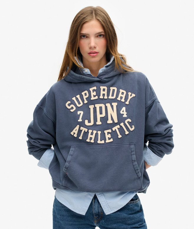 Athletic Essentials Φούτερ με κουκούλα και απλικέ Athletic Essentials Φούτερ με κουκούλα και απλικέ