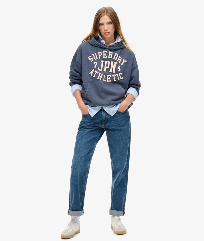 Athletic Essentials Φούτερ με κουκούλα και απλικέ Athletic Essentials Φούτερ με κουκούλα και απλικέ
