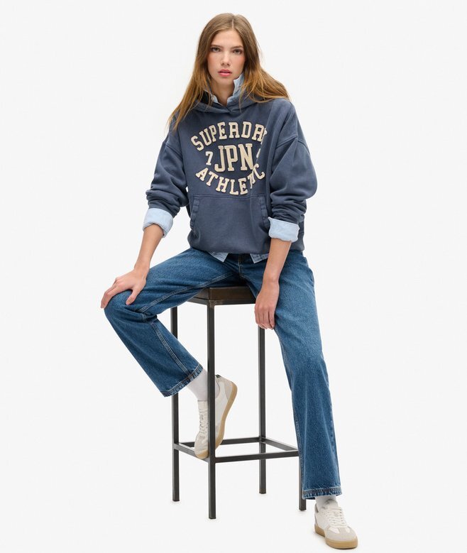 Athletic Essentials Φούτερ με κουκούλα και απλικέ Athletic Essentials Φούτερ με κουκούλα και απλικέ