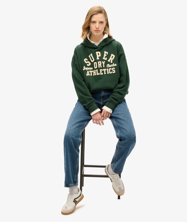 Athletic Essentials Φούτερ με κουκούλα και απλικέ Athletic Essentials Φούτερ με κουκούλα και απλικέ
