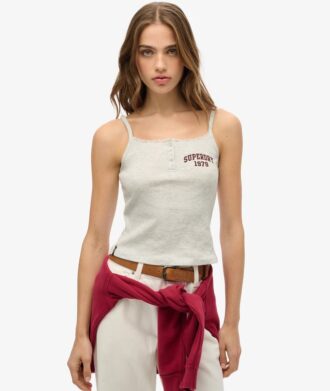 Athletic Essentials Graphic Button Cami