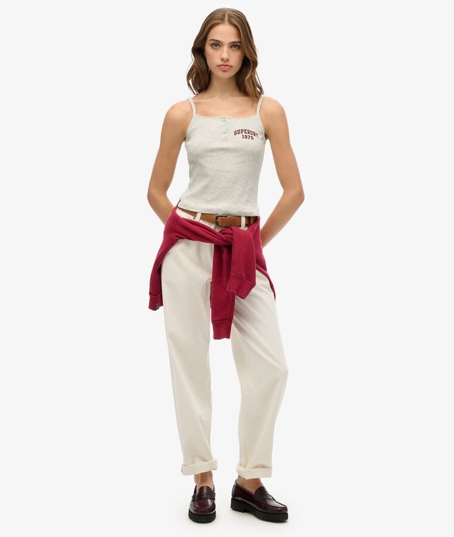 Athletic Essentials Graphic Button Cami Athletic Essentials Graphic Button Cami