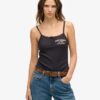 Athletic Essentials Graphic Button Cami Top Athletic Essentials Graphic Button Cami Top