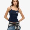 Athletic Essentials Graphic Button Cami Top Athletic Essentials Graphic Button Cami Top