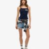 Athletic Essentials Graphic Button Cami Top Athletic Essentials Graphic Button Cami Top