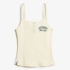 Athletic Essentials Graphic Button Cami Top Athletic Essentials Graphic Button Cami Top
