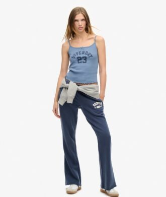 Athletic Essentials Graphic Pointelle Cami Top