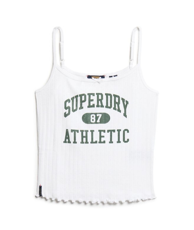 Athletic Essentials Graphic Pointelle Cami Top Athletic Essentials Graphic Pointelle Cami Top