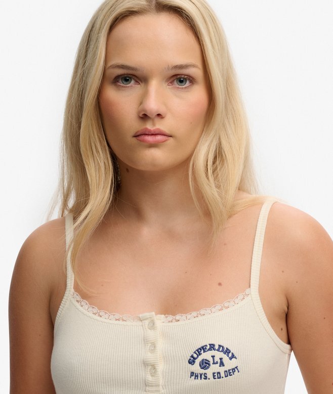 Athletic Essentials Κεντημένη μπλούζα με κουμπιά Athletic Essentials Κεντημένη μπλούζα με κουμπιά
