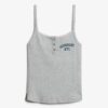 Athletic Essentials Κεντημένη μπλούζα με κουμπιά