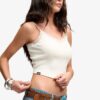 Athletic Essentials Κοντή μπλούζα με δαντέλα