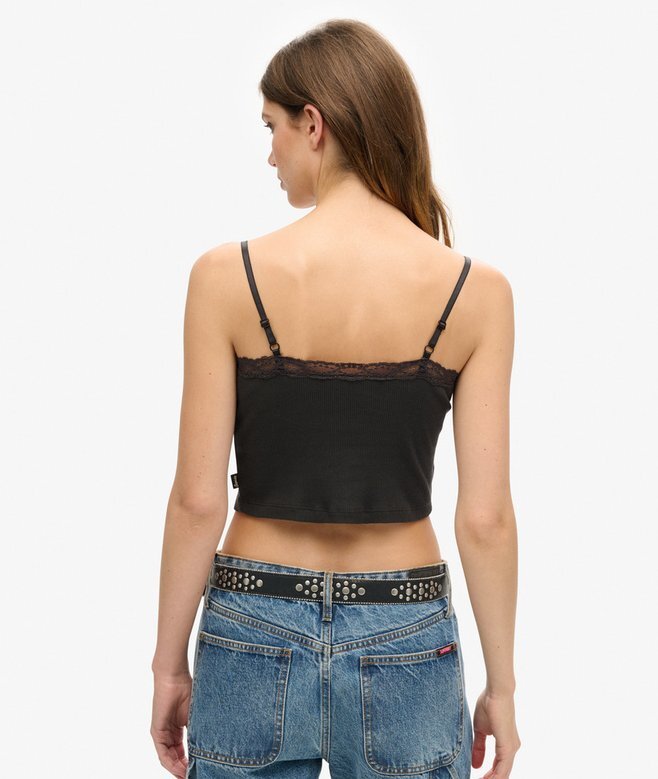Athletic Essentials Κοντή μπλούζα με δαντέλα Athletic Essentials Κοντή μπλούζα με δαντέλα