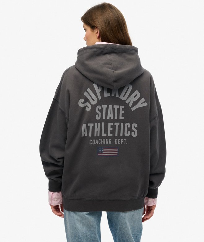 Athletic Essentials Oversized Zip Φούτερ με κουκούλα Athletic Essentials Oversized Zip Φούτερ με κουκούλα
