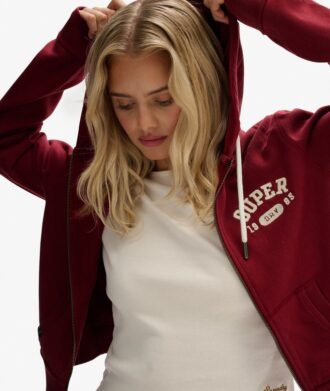 Athletic Essentials Relaxed Crop Zip-Φούτερ με κουκούλα