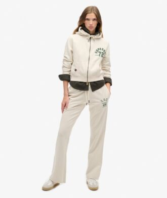 Athletic Essentials Relaxed Crop Zip-Φούτερ με κουκούλα