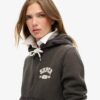 Athletic Essentials Relaxed Crop Zip-Φούτερ με κουκούλα
