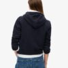 Athletic Essentials Relaxed Crop Zip-Φούτερ με κουκούλα
