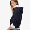 Athletic Essentials Relaxed Crop Zip-Φούτερ με κουκούλα