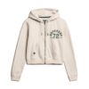 Athletic Essentials Relaxed Crop Zip-Φούτερ με κουκούλα