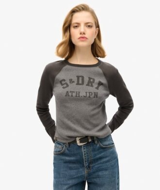 Athletic Essentials Rib Slim Long Sleeve Μπλούζα