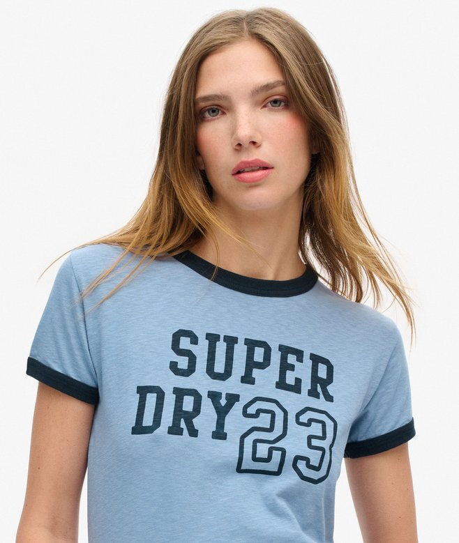 Athletic Essentials Ringer Fitted T-shirt Athletic Essentials Ringer Fitted T-shirt
