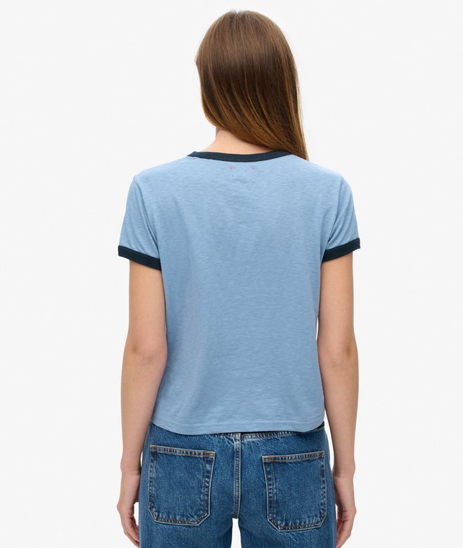 Athletic Essentials Ringer Fitted T-shirt Athletic Essentials Ringer Fitted T-shirt