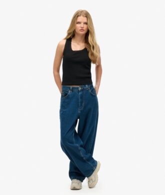 Athletic Essentials Vintage μπλούζα με δαντέλα