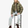 Αθλητικό μπουφάν bomber με κουκούλα Hooded