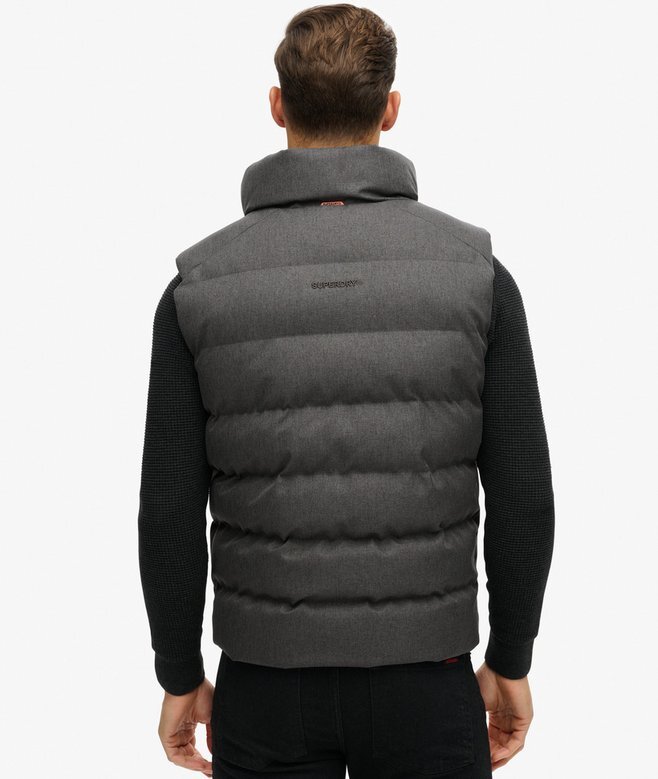 Αθλητικό Puffer γιλέκο από τουίντ Αθλητικό Puffer γιλέκο από τουίντ