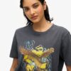 Biker Rock Graphic Relaxed T-shirt