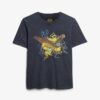 Biker Rock Graphic Relaxed T-shirt