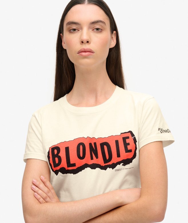 Blondie X Superdry Fitted T-Shirt Blondie X Superdry Fitted T-Shirt