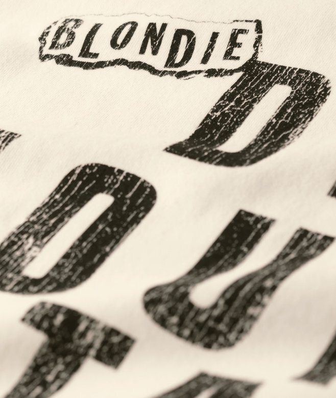 Blondie X Superdry Fitted T-Shirt Blondie X Superdry Fitted T-Shirt