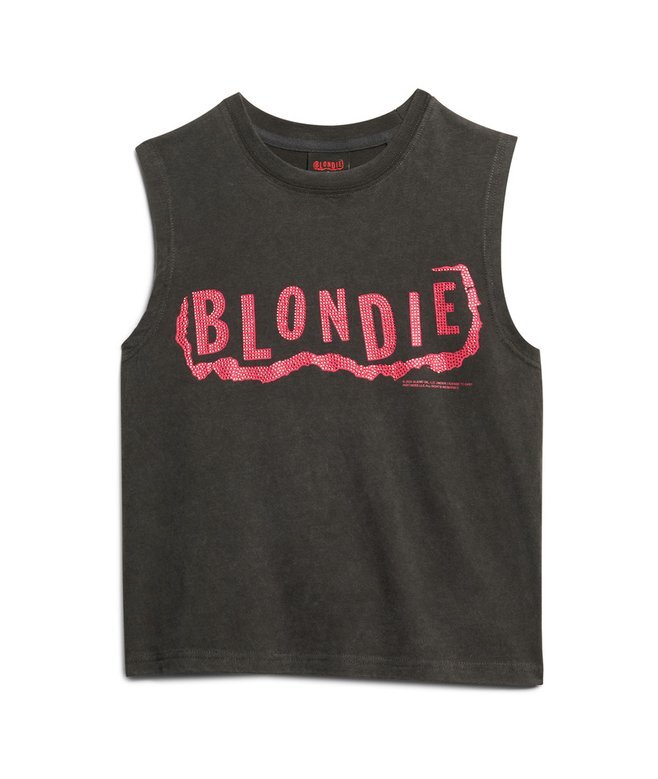Blondie X Superdry Στενή αμάνικη μπλούζα Blondie X Superdry Στενή αμάνικη μπλούζα