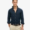 Casual Linen Long Sleeve Pουκάμισο