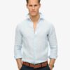 Casual Linen Long Sleeve Pουκάμισο