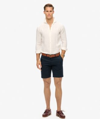 Casual Linen Long Sleeve Pουκάμισο