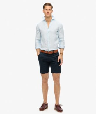 Casual Linen Long Sleeve Pουκάμισο