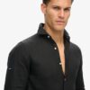 Casual Linen Long Sleeve Pουκάμισο
