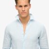 Casual Linen Long Sleeve Pουκάμισο