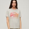 Χαλαρό T-shirt με γραφικό σχέδιο σε τόνους