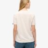 Χαλαρό T-shirt με μεταλλικό λογότυπο