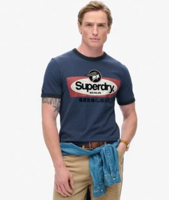 Core Logo Ringer Workwear Graphic T-shirt
