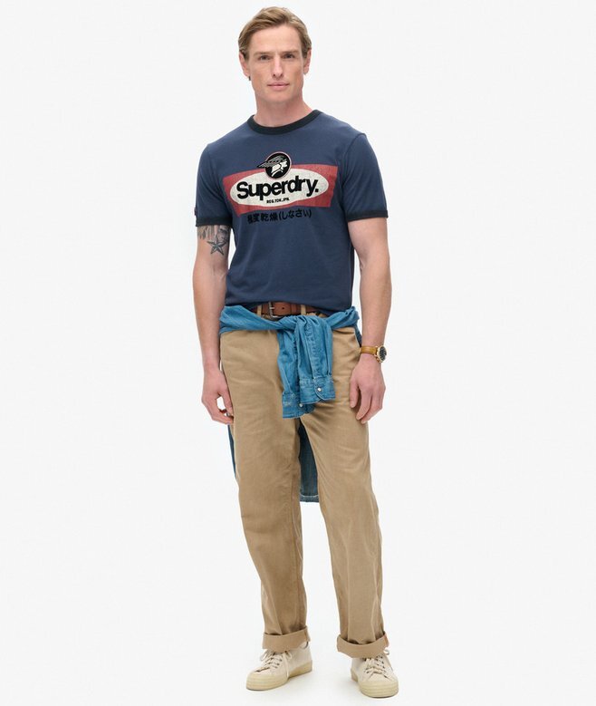 Core Logo Ringer Workwear Graphic T-shirt Core Logo Ringer Workwear Graphic T-shirt