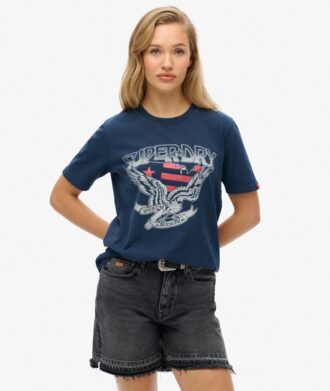 Διακοσμημένο T-shirt Varsity Relaxed