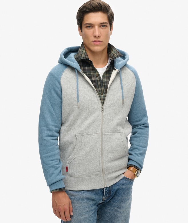 Essential Baseball Zip Φούτερ με κουκούλα Essential Baseball Zip Φούτερ με κουκούλα