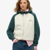 Essential Logo Oversized Raglan Zip Φούτερ με κουκούλα